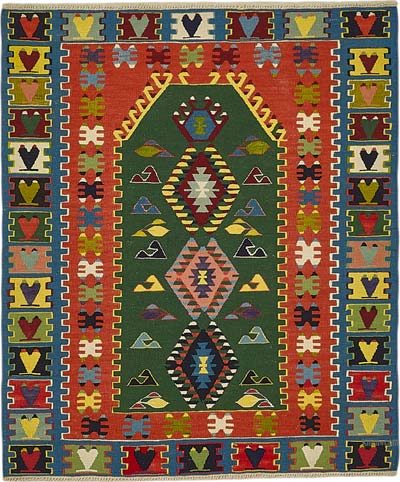 Turkish Handwoven Kilim Rug