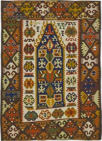 Alfombra Kilim Turca Tejida a Mano