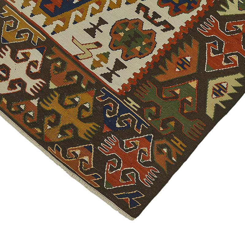 Alfombra Kilim Turca Tejida a Mano - K0092277