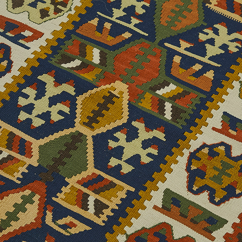 Alfombra Kilim Turca Tejida a Mano - K0092277