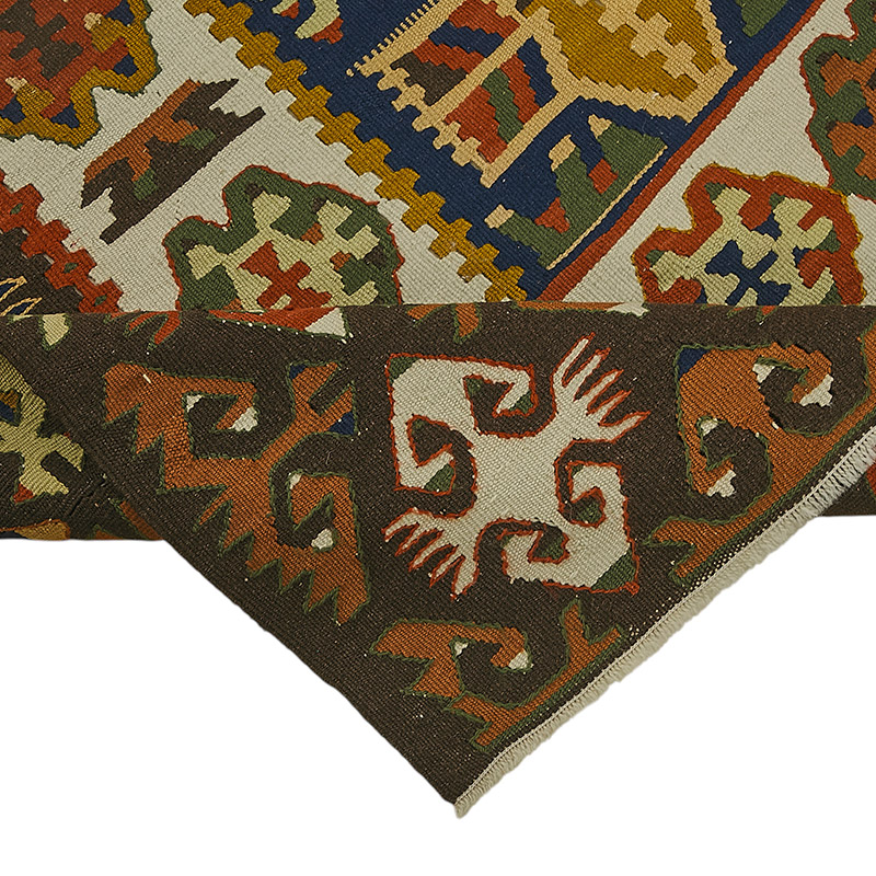 Alfombra Kilim Turca Tejida a Mano - K0092277
