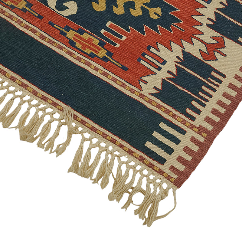 Alfombra Kilim Turca Tejida a Mano - K0092278