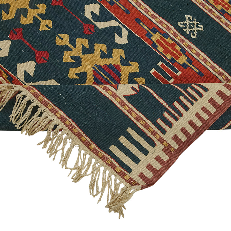 Alfombra Kilim Turca Tejida a Mano - K0092278