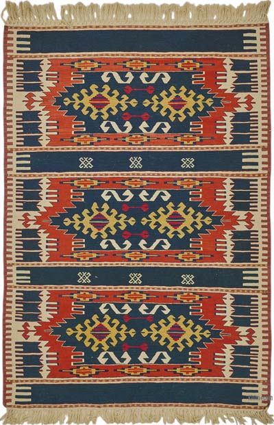 Alfombra Kilim Turca Tejida a Mano
