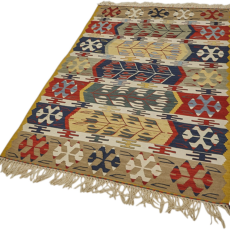 Turkish Handwoven Kilim Rug - K0092280