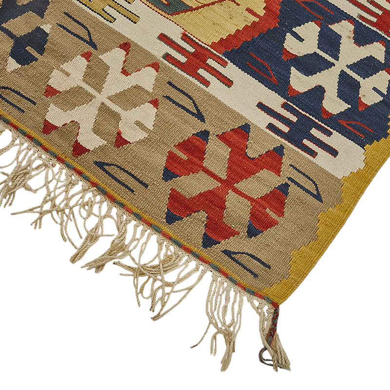 Turkish Handwoven Kilim Rug - K0092280