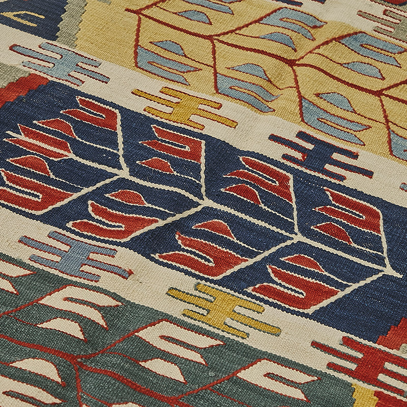 Turkish Handwoven Kilim Rug - K0092280