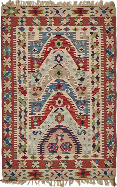 Turkish Handwoven Kilim Rug