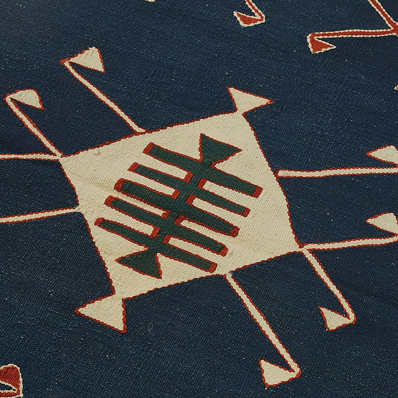 Alfombra Kilim Turca Tejida a Mano - K0092286