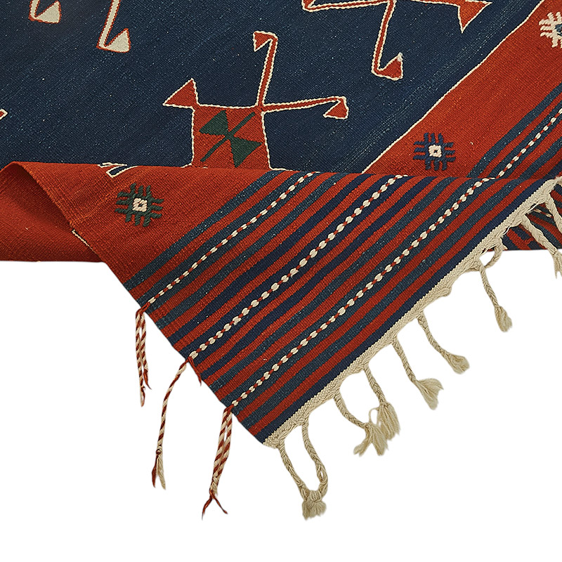 Alfombra Kilim Turca Tejida a Mano - K0092286