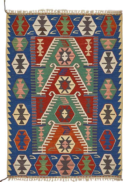 Turkish Handwoven Kilim Rug