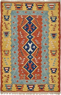 Alfombra Kilim Turca Tejida a Mano