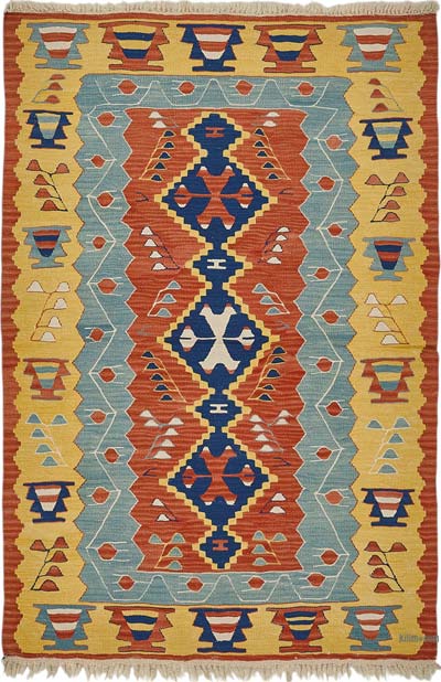 Turkish Handwoven Kilim Rug