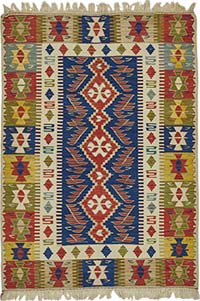 Alfombra Kilim Turca Tejida a Mano