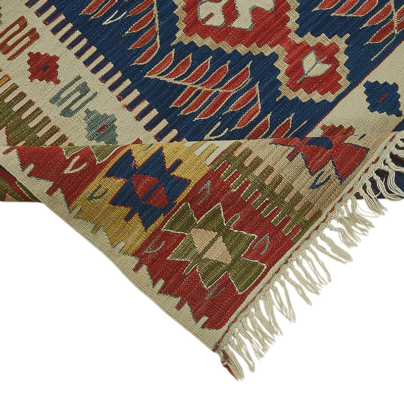 Alfombra Kilim Turca Tejida a Mano - K0092297