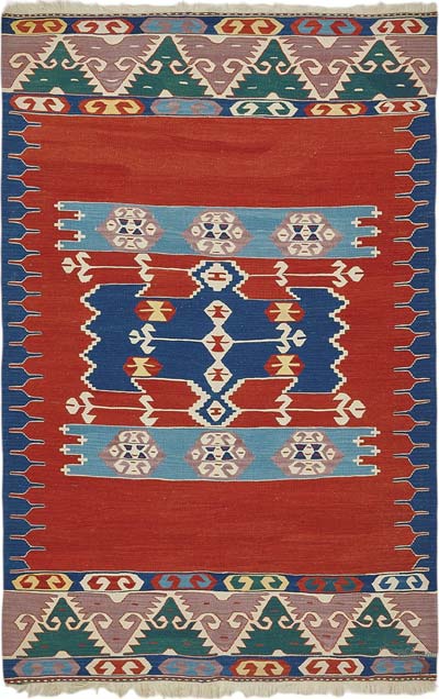 Alfombra Kilim Turca Tejida a Mano