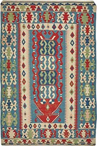 Alfombra Kilim Turca Tejida a Mano