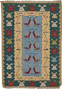 Turkish Handwoven Kilim Rug
