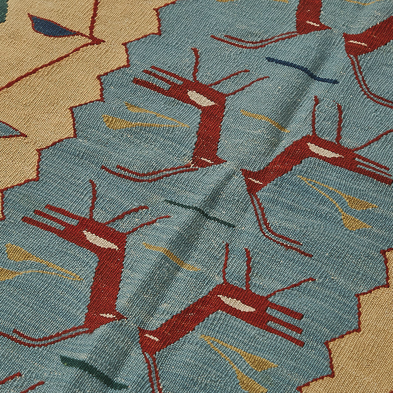 Turkish Handwoven Kilim Rug - K0092300