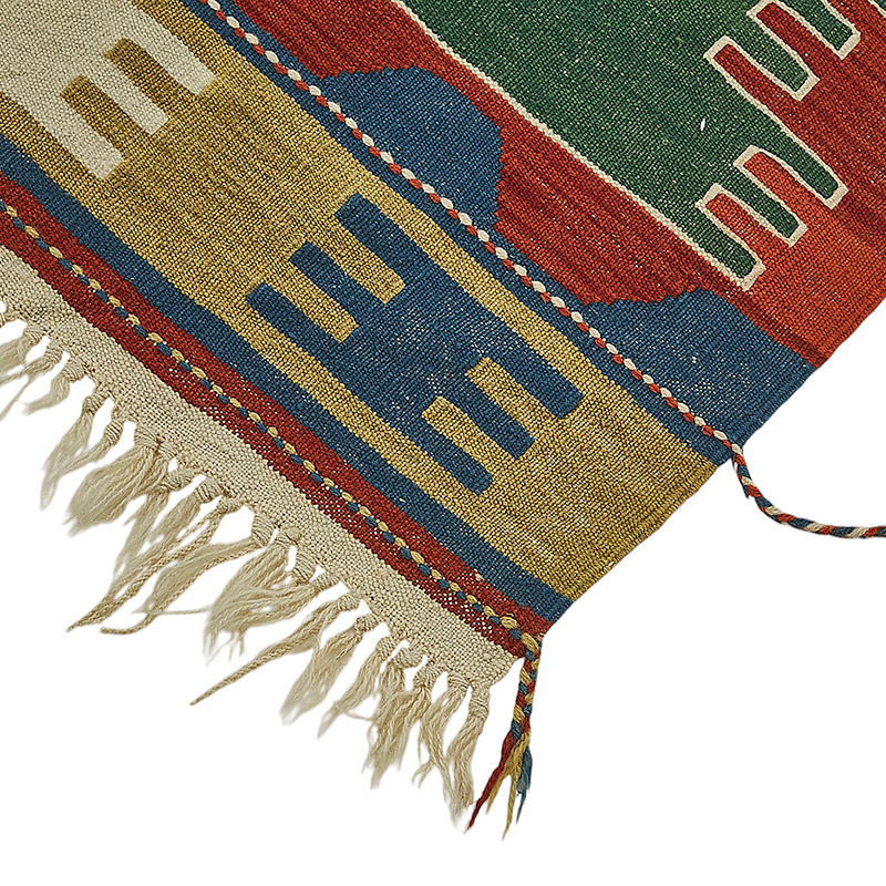 Turkish Handwoven Kilim Runner - K0092301