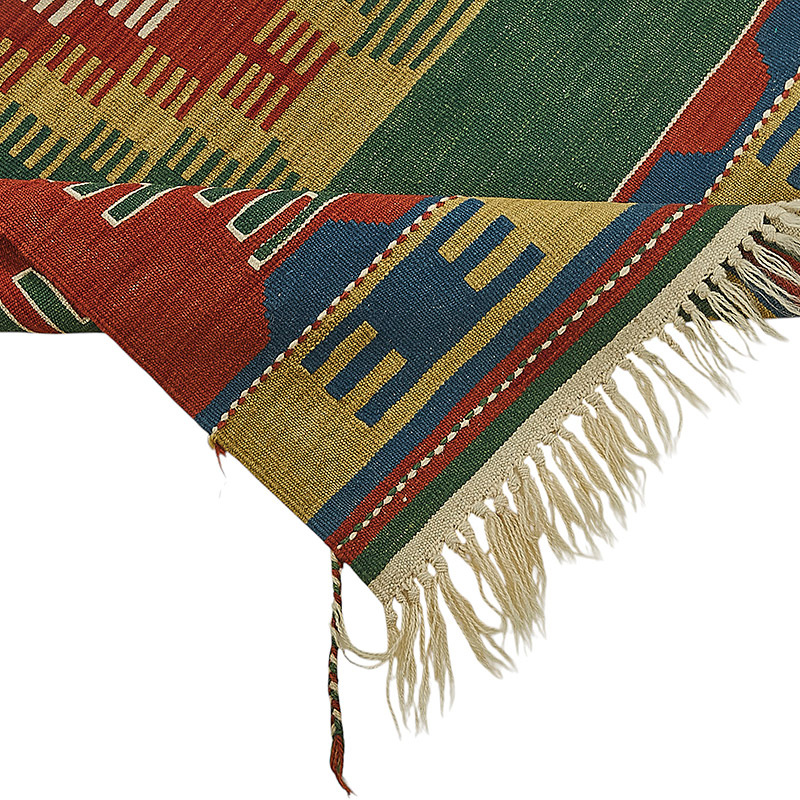 Turkish Handwoven Kilim Runner - K0092301