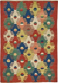 Yeni Kök Boya El Dokuma Kilim