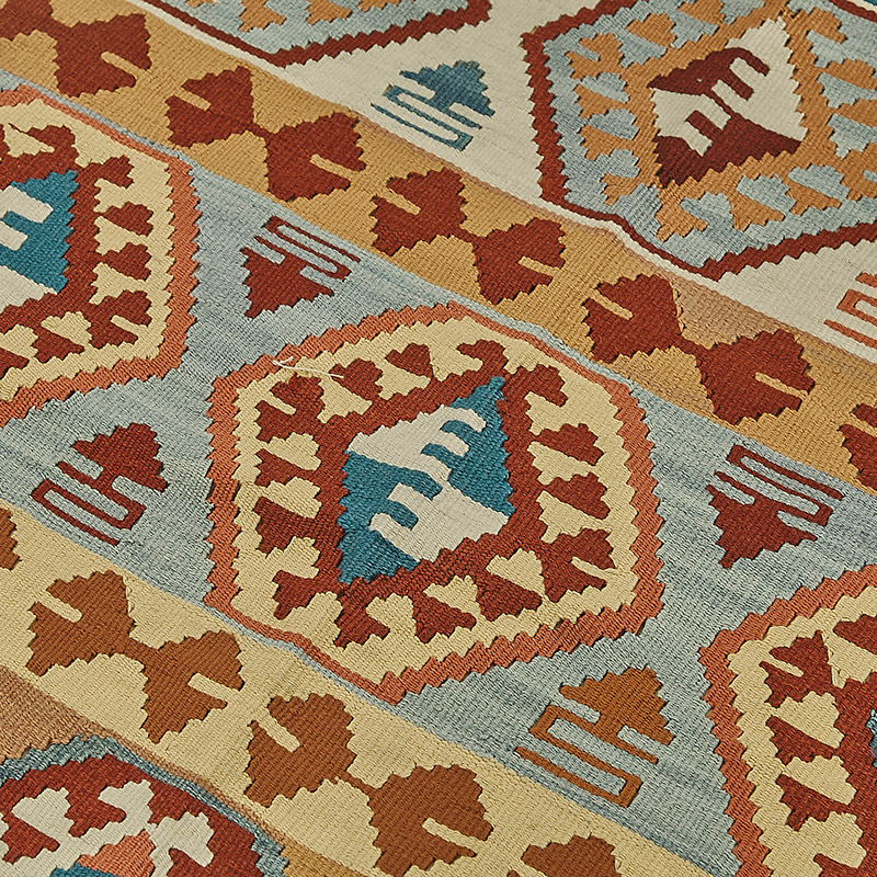 Turkish Handwoven Kilim Rug - K0092305