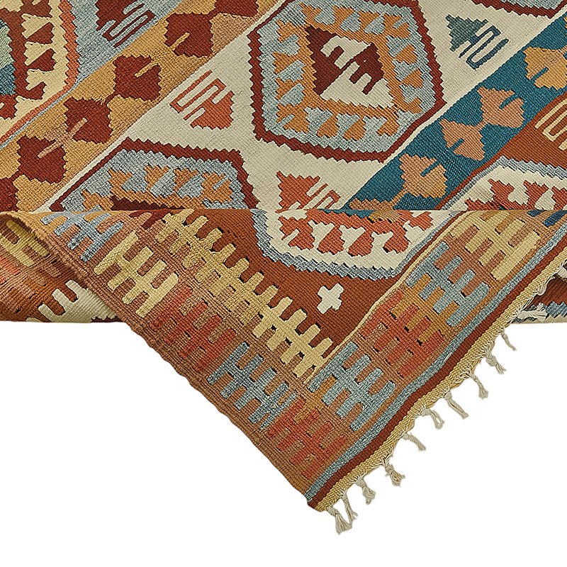 Turkish Handwoven Kilim Rug - K0092305