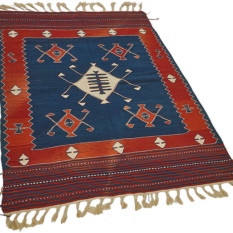 Turkish Handwoven Kilim Rug - K0092307