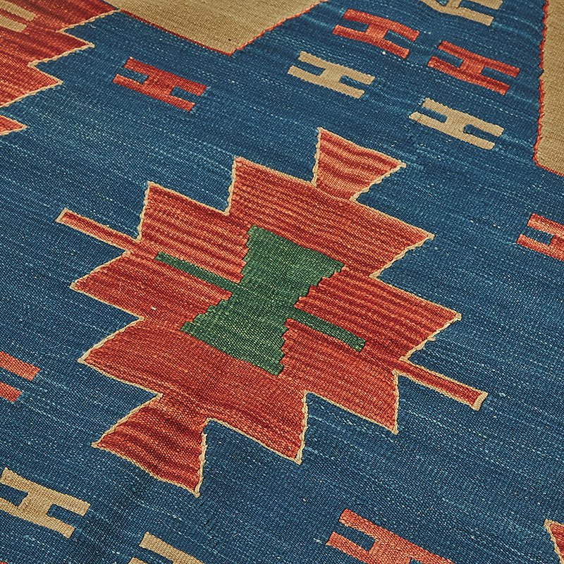 Turkish Handwoven Kilim Rug - K0092308