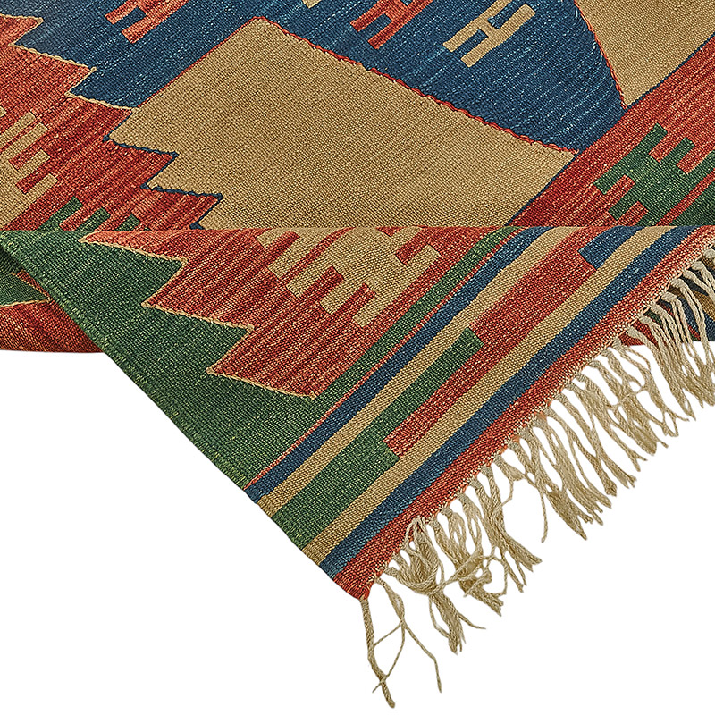 Turkish Handwoven Kilim Rug - K0092308