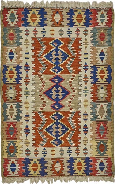 Turkish Handwoven Kilim Rug