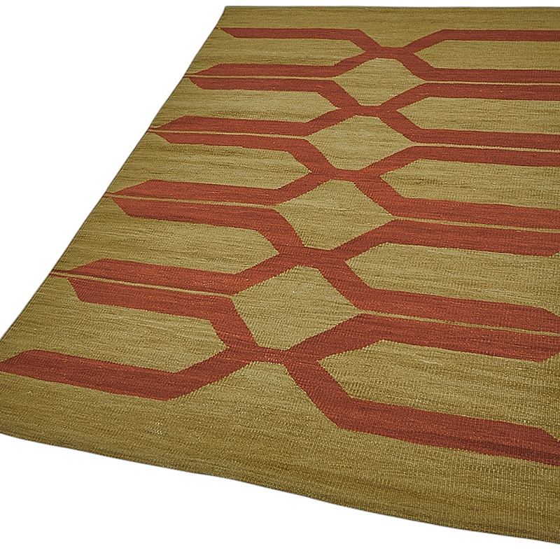 Turkish Handwoven Kilim Rug - K0092317