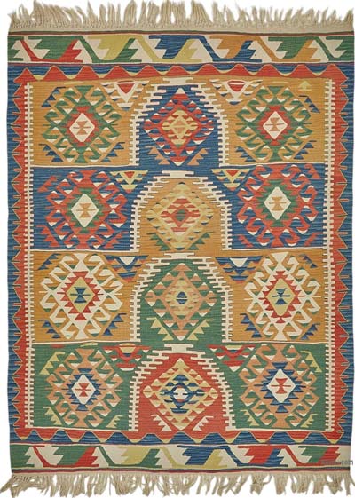 Alfombra Kilim Turca Tejida a Mano