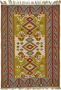 Turkish Handwoven Kilim Rug