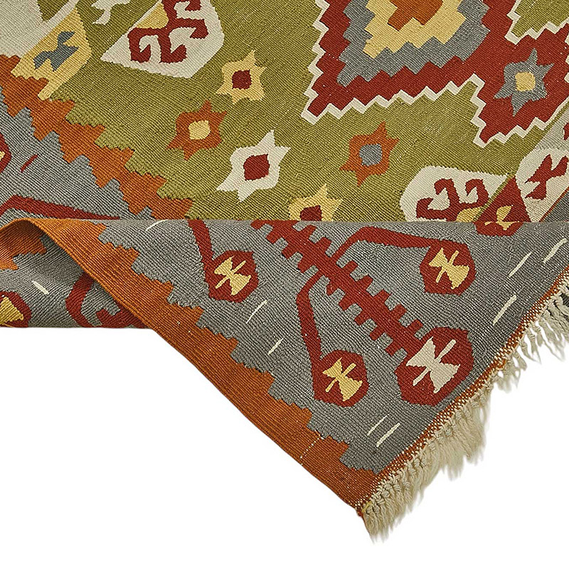 Turkish Handwoven Kilim Rug - K0092321