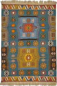 Turkish Handwoven Kilim Rug