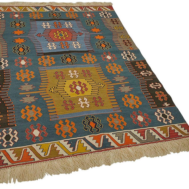 Turkish Handwoven Kilim Rug - K0092322