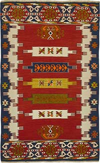 Turkish Handwoven Kilim Rug