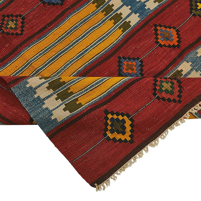 Turkish Handwoven Kilim Rug - K0092325