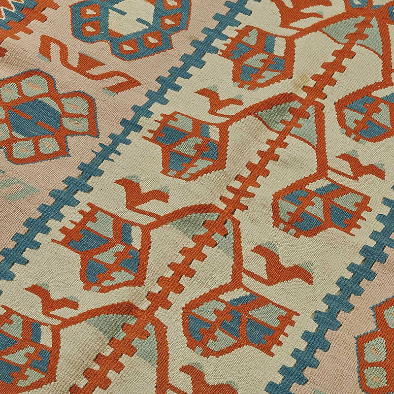 Turkish Handwoven Kilim Rug - K0092326