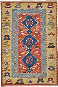 Turkish Handwoven Kilim Rug