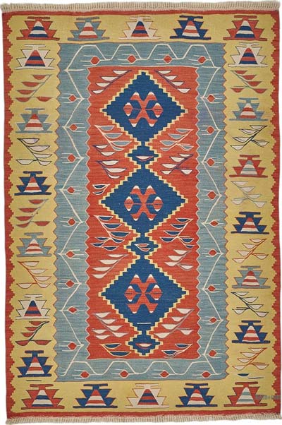 Turkish Handwoven Kilim Rug