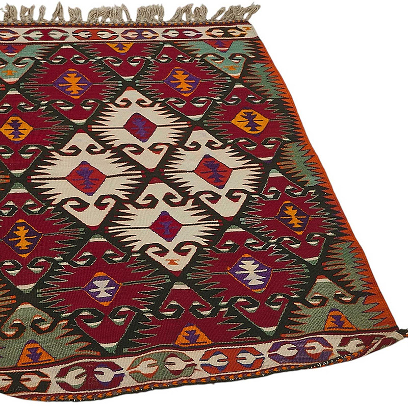 Vintage Mut Kilim Rug - 2' 11" x 4' 1" (35" x 49") - K0092328