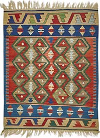 Turkish Handwoven Kilim Rug