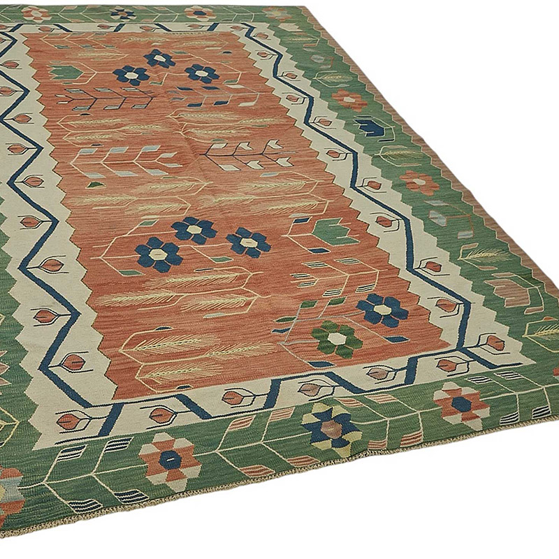Turkish Handwoven Kilim Rug - K0092331