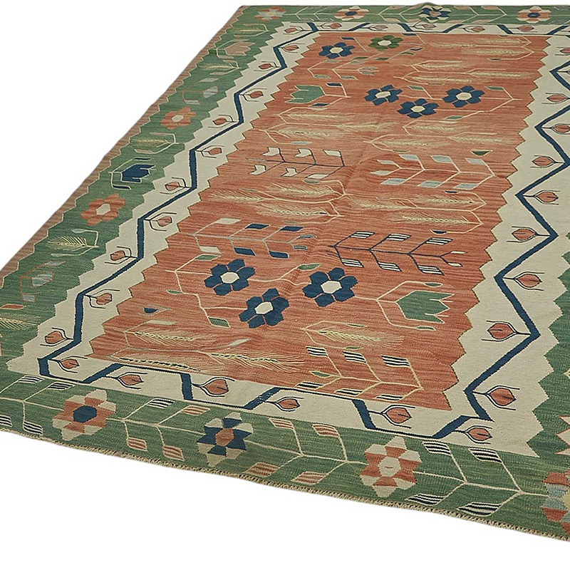 Turkish Handwoven Kilim Rug - K0092331