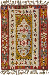 Turkish Handwoven Kilim Rug