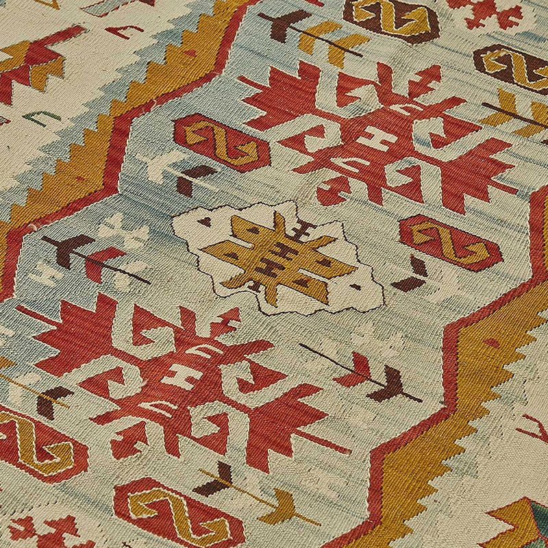 Turkish Handwoven Kilim Rug - K0092334