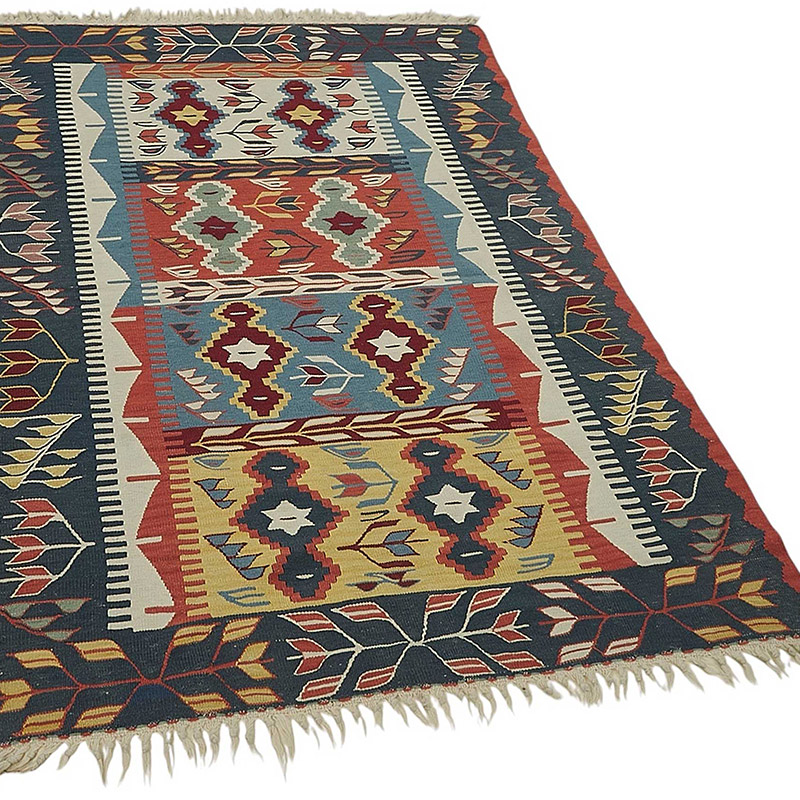 Turkish Handwoven Kilim Rug - K0092335